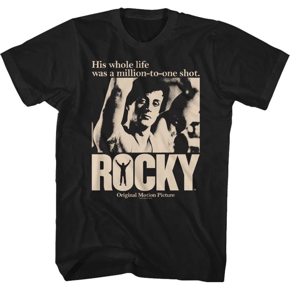 Rocky Million To One Boxing Movie Fan Graphic T-Shirt